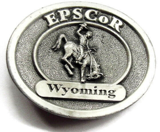 1995 Epascor Wyoming Western Heritage Co Encampment WY 327-5702 Belt Buckle