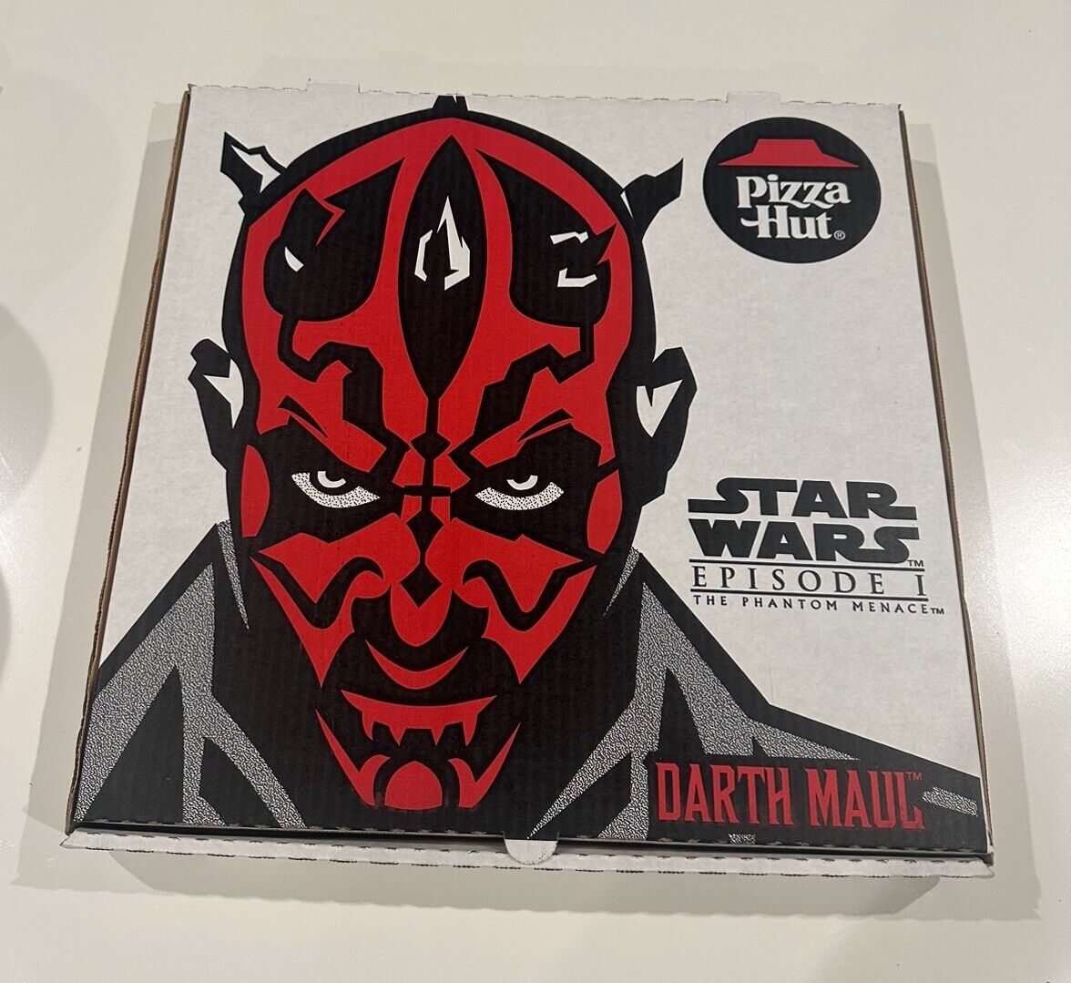 MAKE AN OFFER New Unused Ultra Rare Darth Maul Pizza Hut Box.