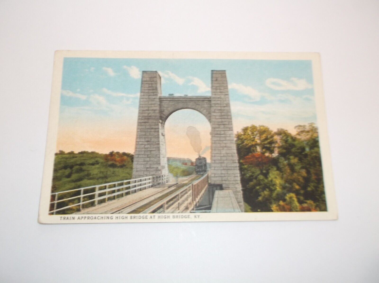 1908 SOUTHERN RAILWAY ORIGINAL HIGH BRIDGE KENTUCKY UNUSED POST CARD