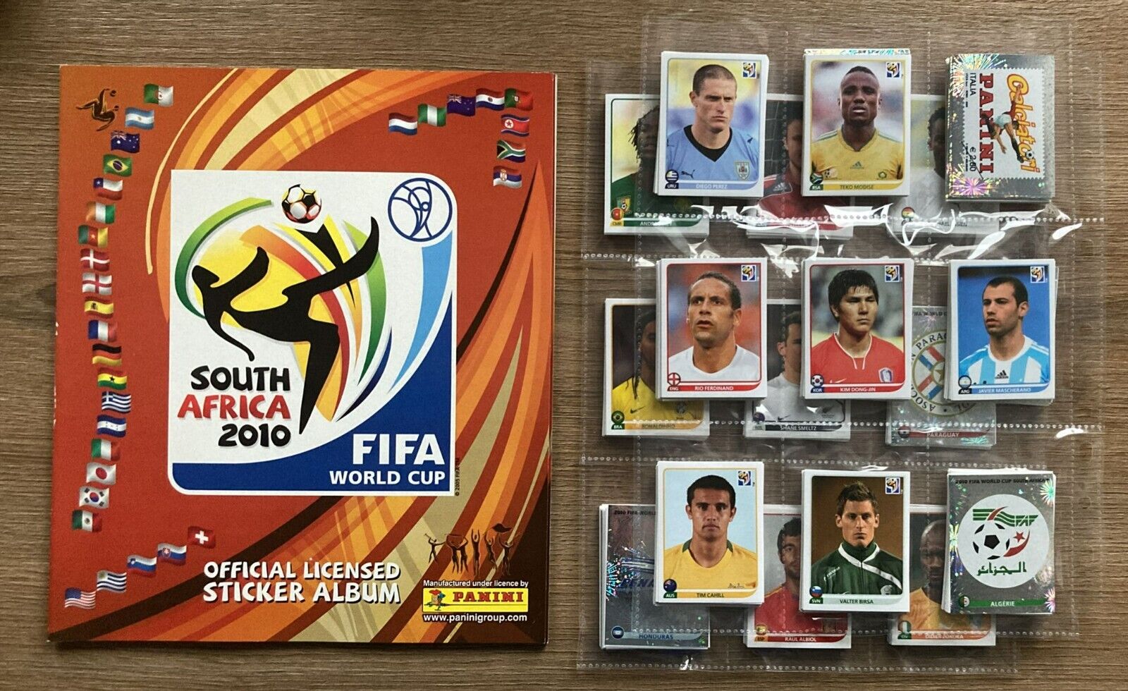 Panini, World Cup South Africa 2010, Complete Sticker Set + Empty Album, World Cup South