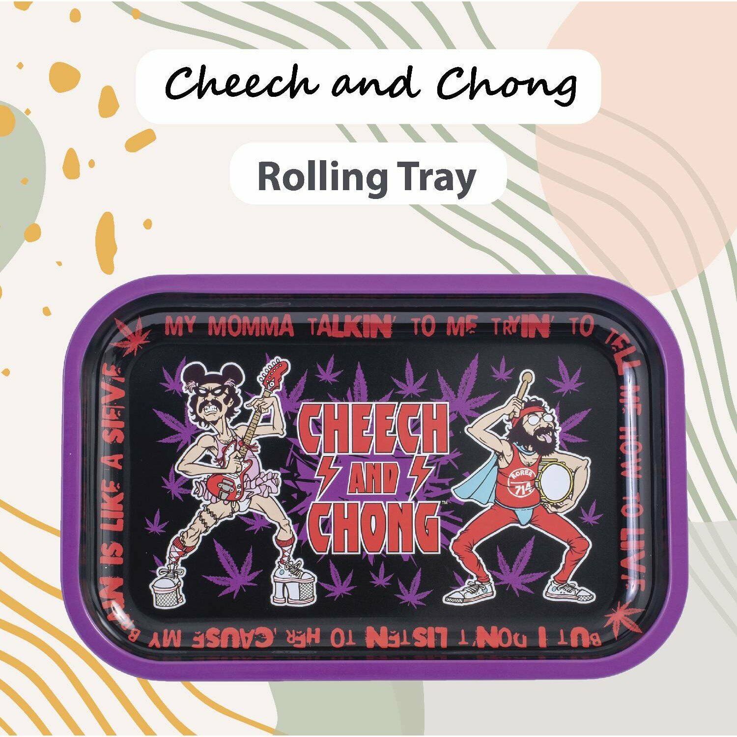Cheech and Chong Officially Licensed Premium Rolling Tray – Ear Ache 