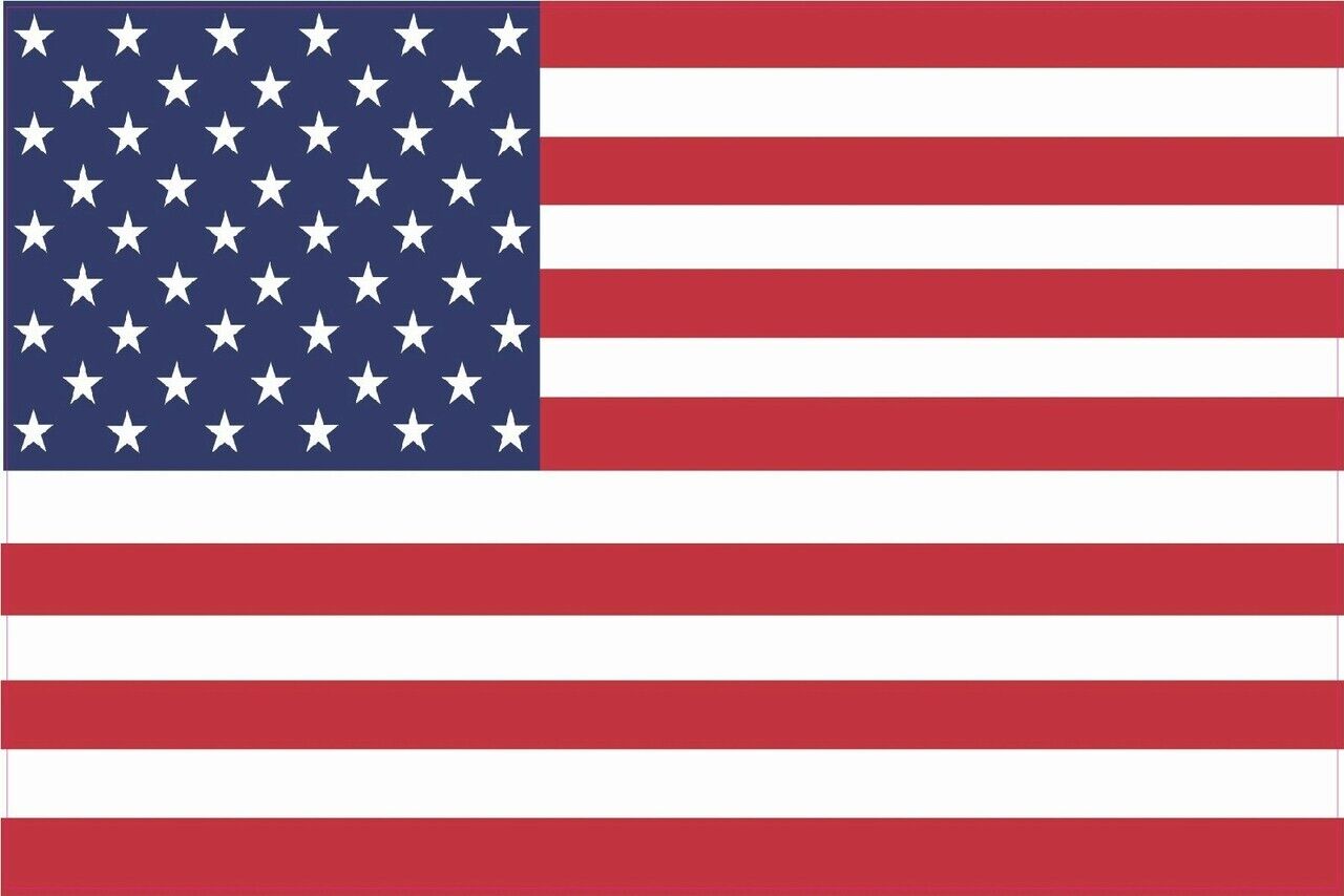 6inx4in United States US Flag Bumper Stickers Decal Car Window Sticker Decals