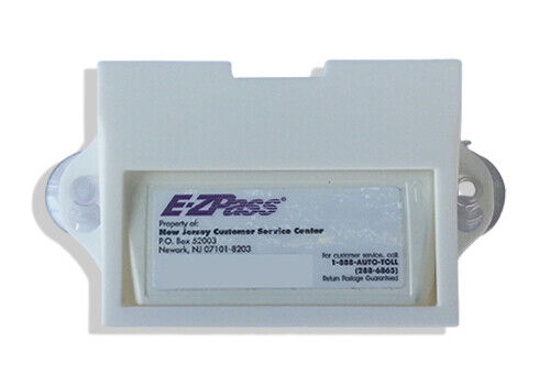 EZ Pass Toll Tag Holder, Fits New & Old Transponder,i-Pass,i-Zoom, White