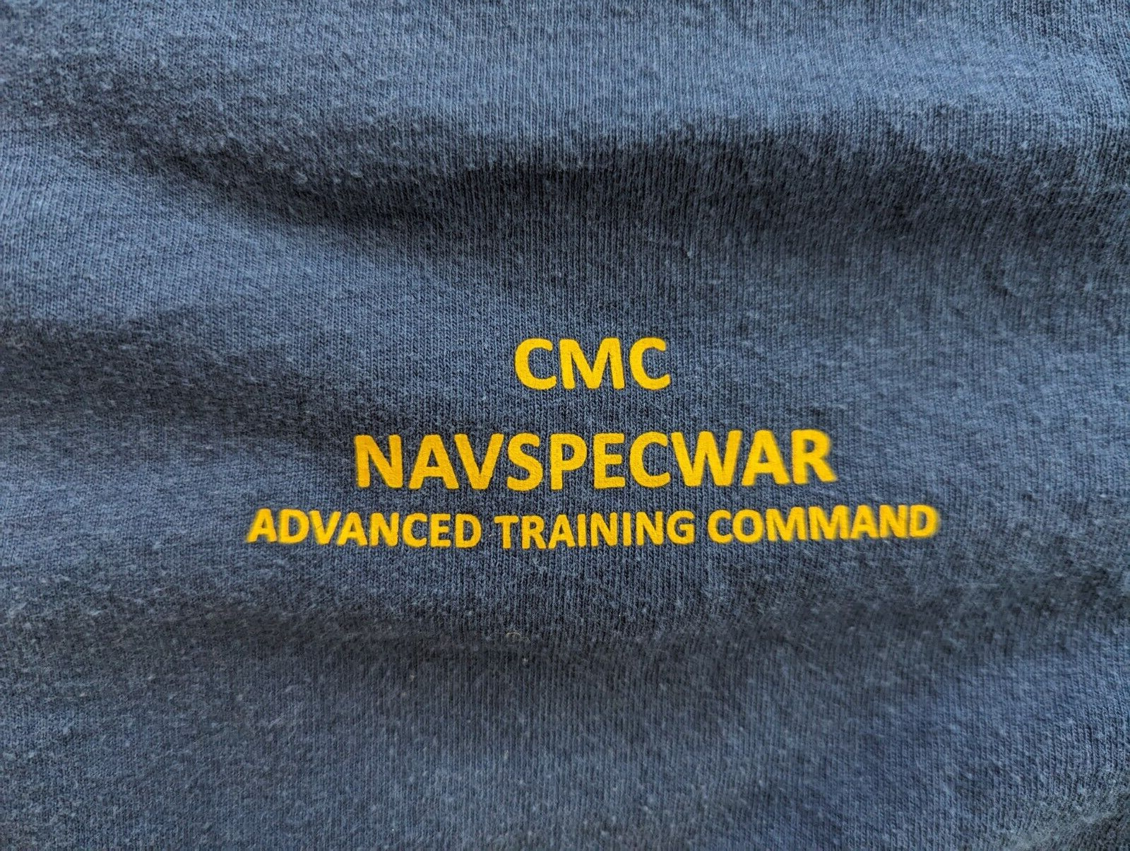 1990s US Navy Seal CMC NAVSPECWAR Advanced Training Command T-shirt X-Large XL