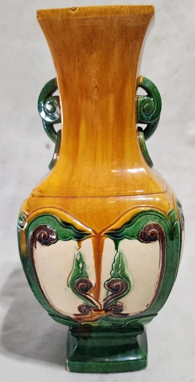 Large 18inch Antique Majelica Vase