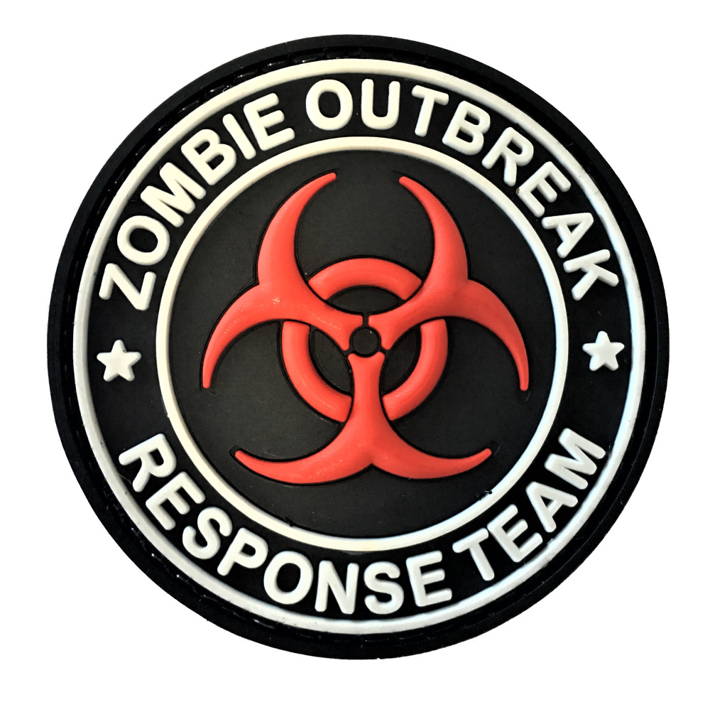 Zombie Outbreak PVC Patch (SEAL Recon Special Forces Green Beret Topgun F35) 209