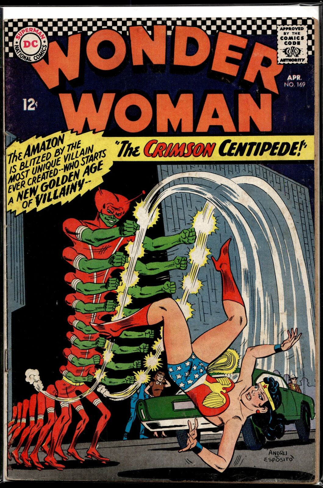 1967 Wonder Woman #169 DC Comic