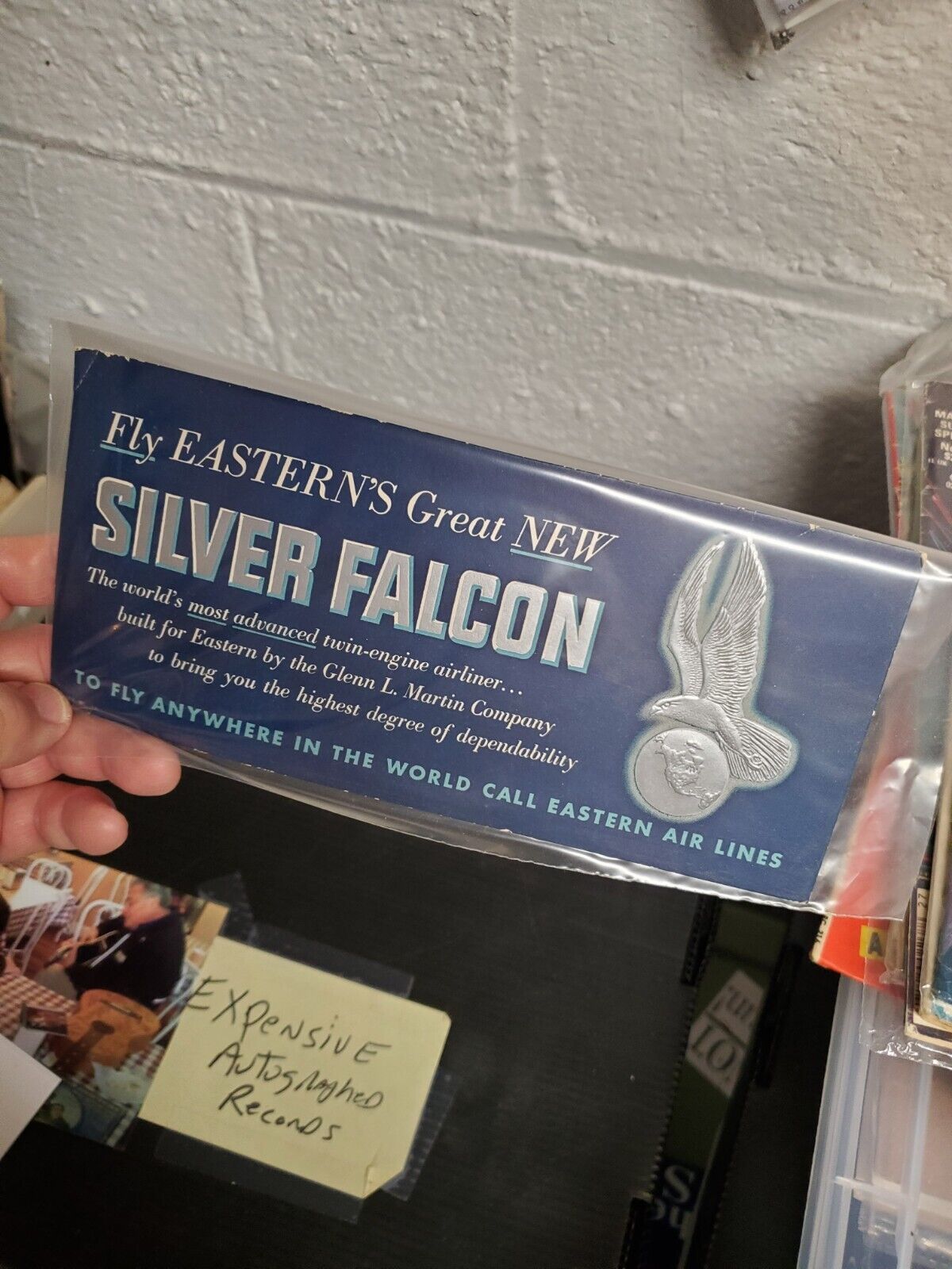 Eastern Airlines Silver Falcon Promo Rare