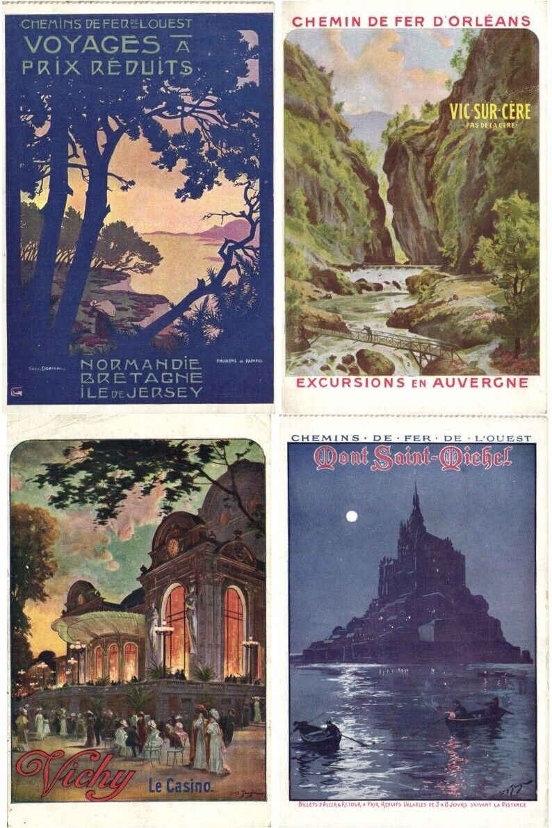 ADVERTISING WITH BETTER, 21 Vintage Postcards Pre-1940 (L7201)