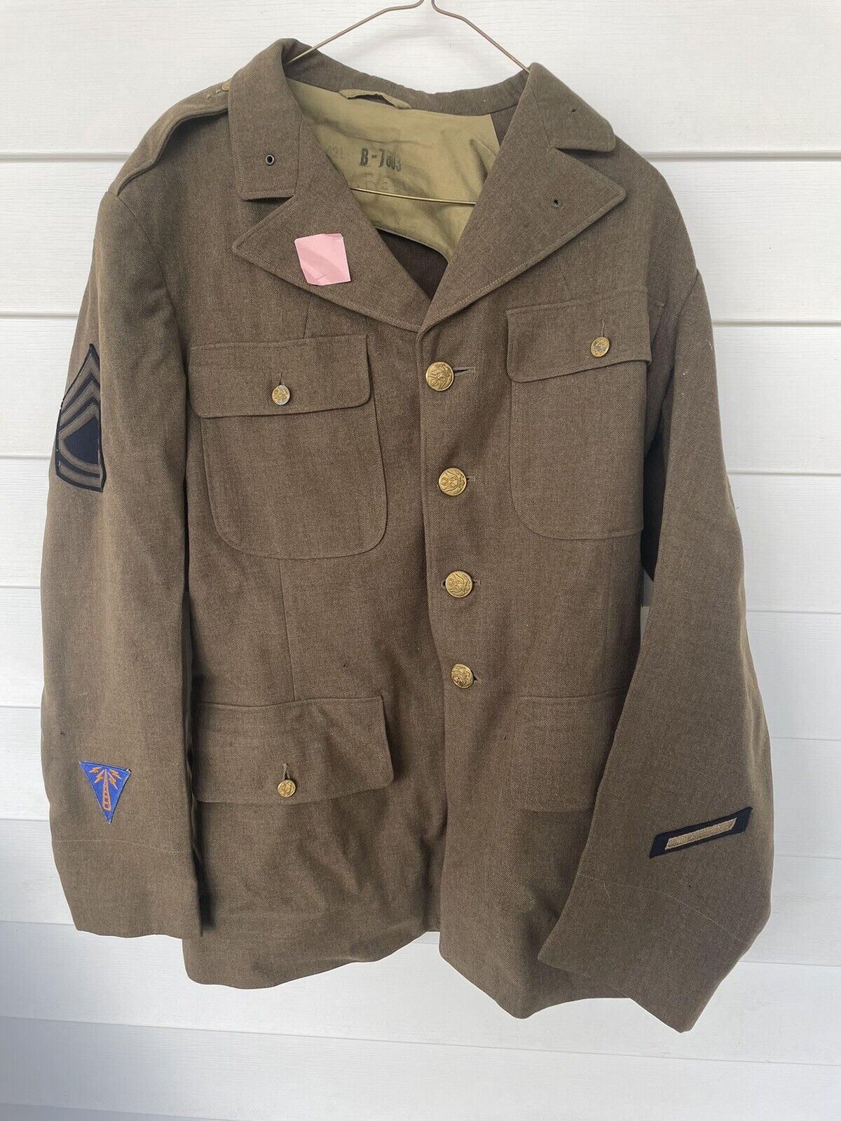 WW2 US 4th AAF Air Force Corps 4 Pocket Jacket Size 42L