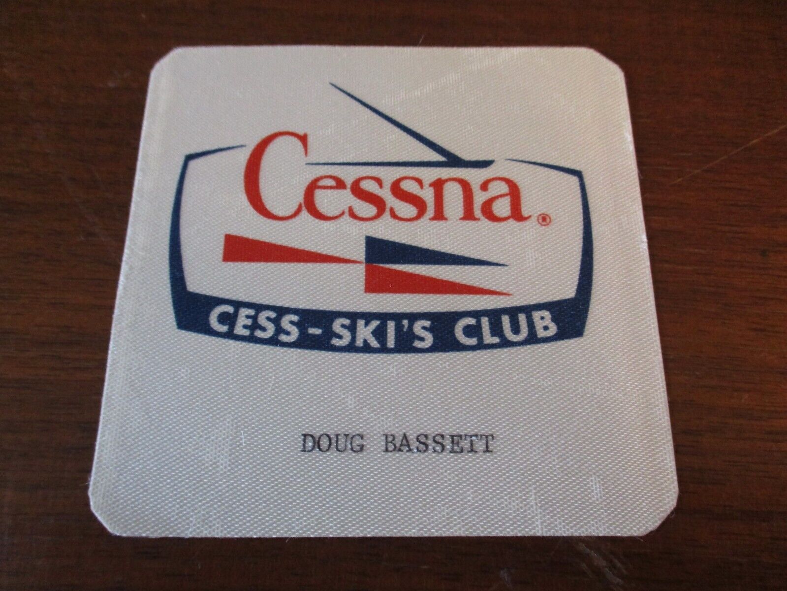 Vintage rare Cessna employee/pilot\'s Cess-ski\'s club ski skis landing gear decal