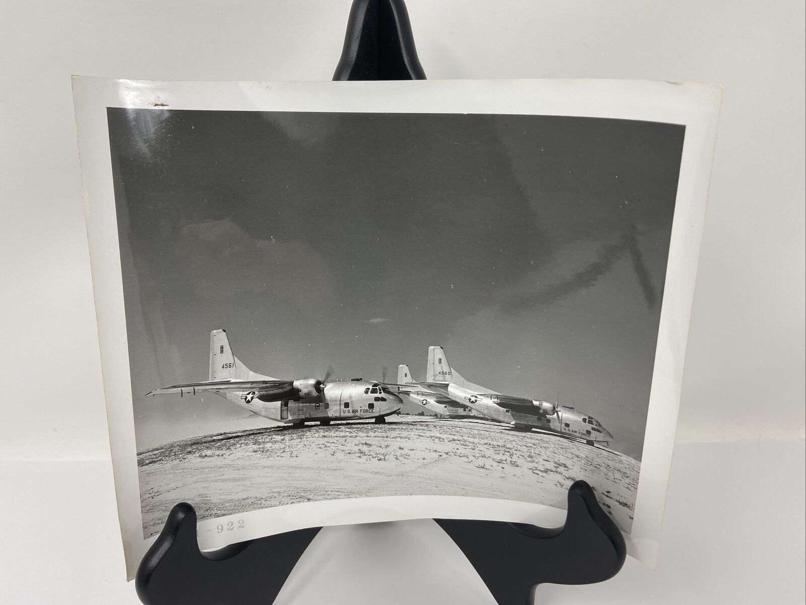 Official USAF Photo Fairchild Aircraft C-123 on Assault Strip Hagerstown MD 