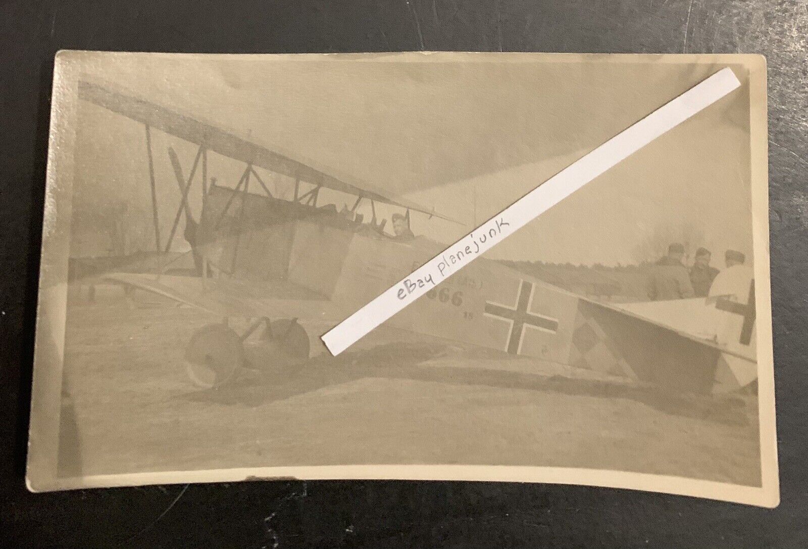 German Fokker D-VII WW1  Aprox. 4 X 2 1/2 Original Photo