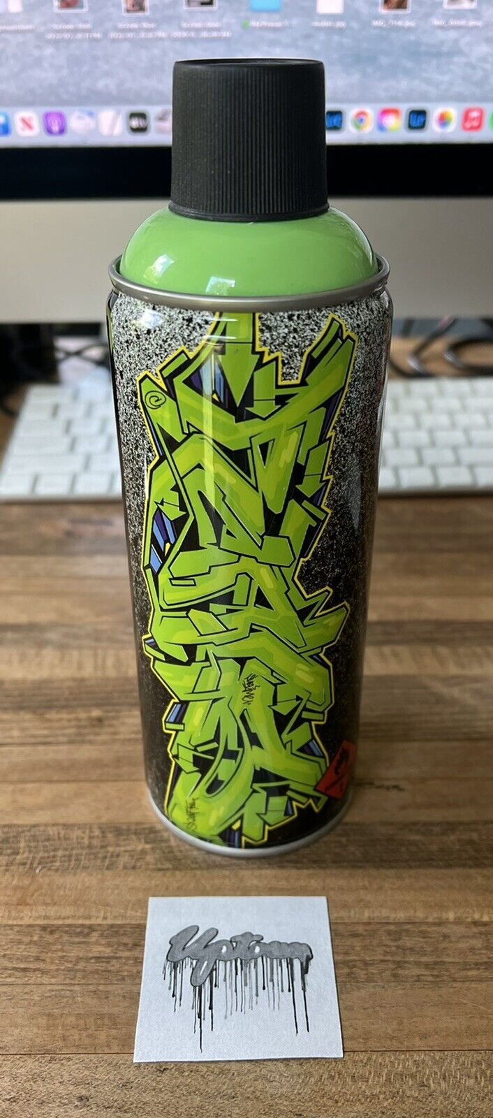 Ironlak Limited Edition x Reals Spray Paint Can Sublime Green Montana 