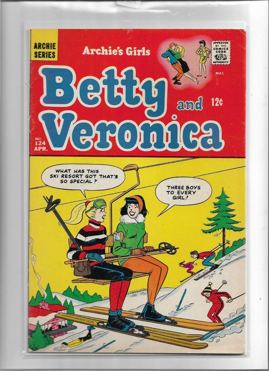 ARCHIE'S GIRLS BETTY AND VERONICA #124 1966 FINE 6.0 3856