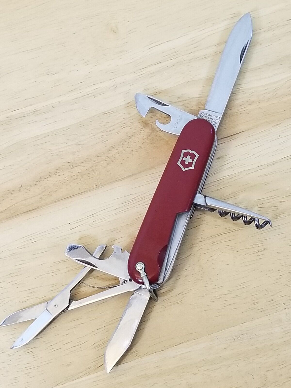 Vintage 1960\'s Victorinox Backpacker/President (Climber) 91mm Swiss Army Knife