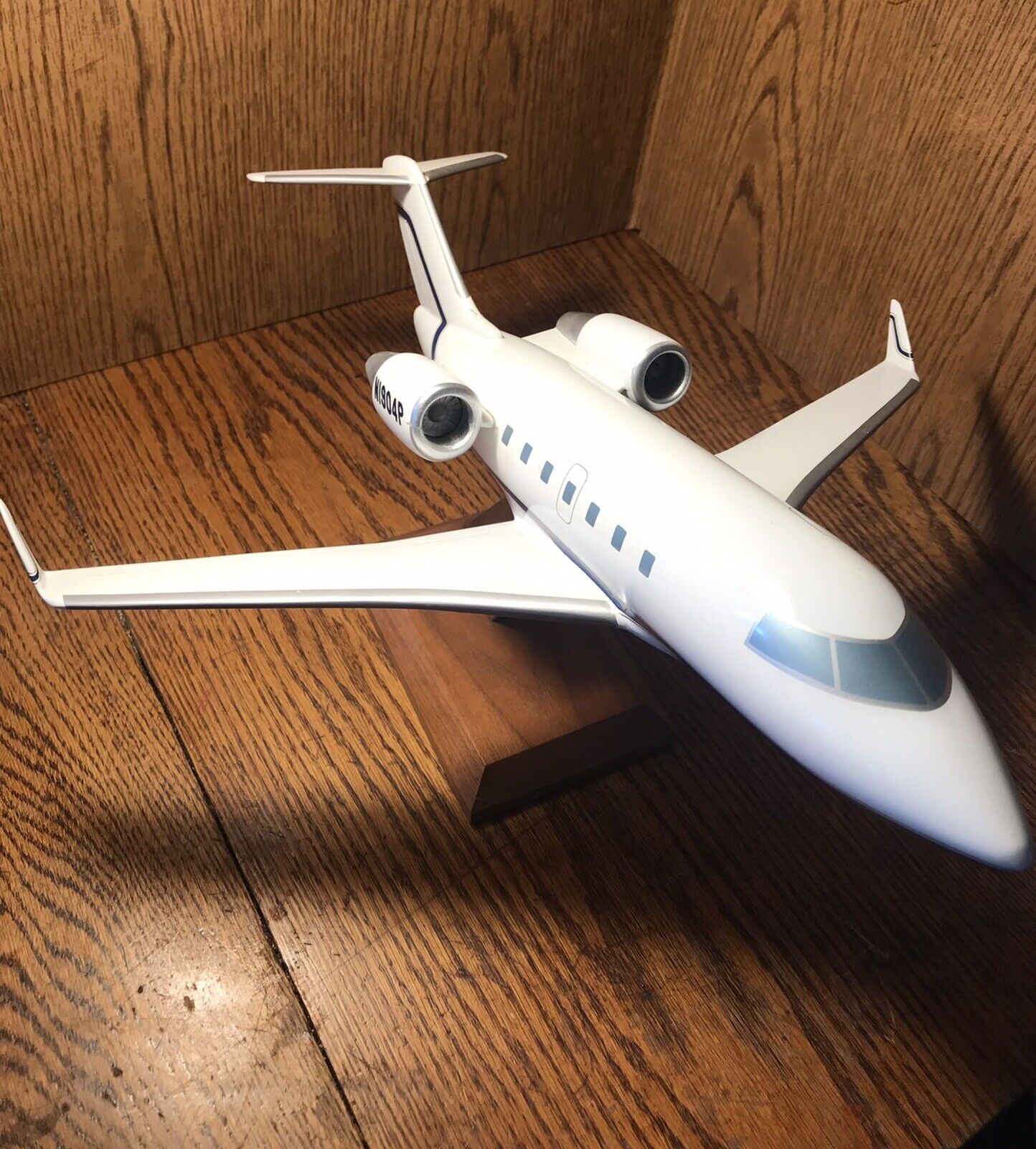 Circa 1980s model Of  “Bombardier Challenger Jet  “by Micro West Inc.