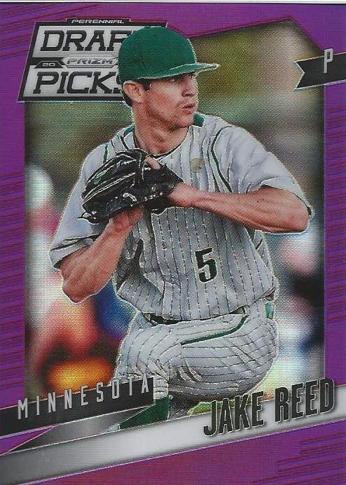 Jake Reed 2014 Panini Prizm Perennial Draft purple insert RC card /149