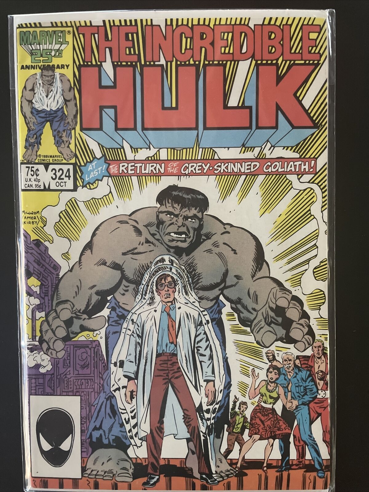 Incredible Hulk #324 (Marvel) Al Milgrom 1st Grey Hulk