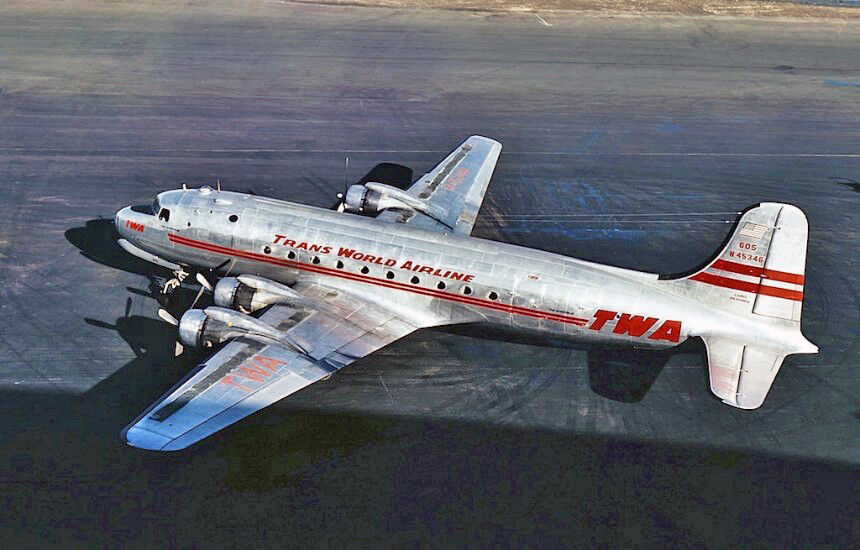 TWA Douglas DC-4 ((8.5\