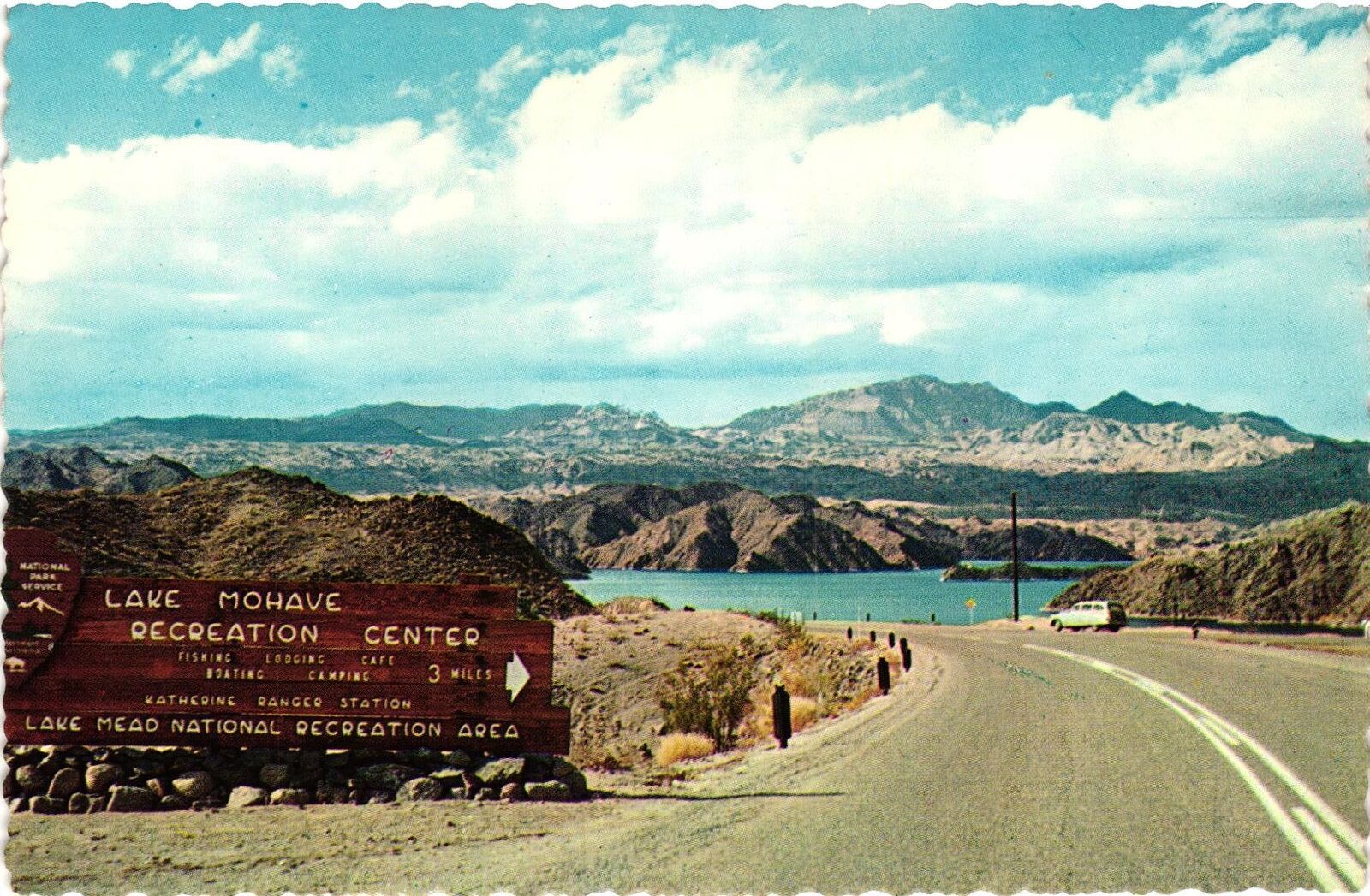 Vintage Postcard 4x6- Lake Mohave, Arizona.