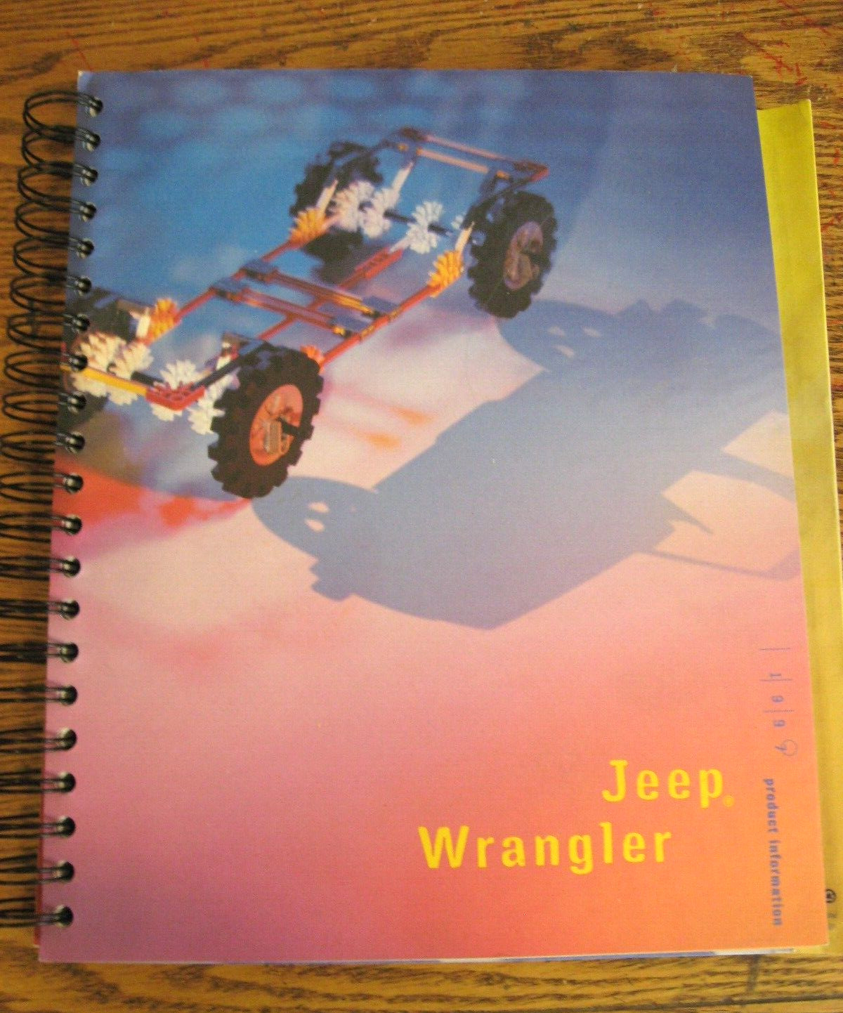 1997 Jeep Wrangler Brochure Portfolio Press Kit