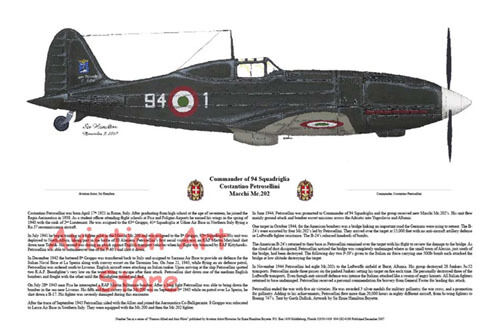 RAF Vs. Italian Aces; Set 2, Aviation Art, Ernie Boyette