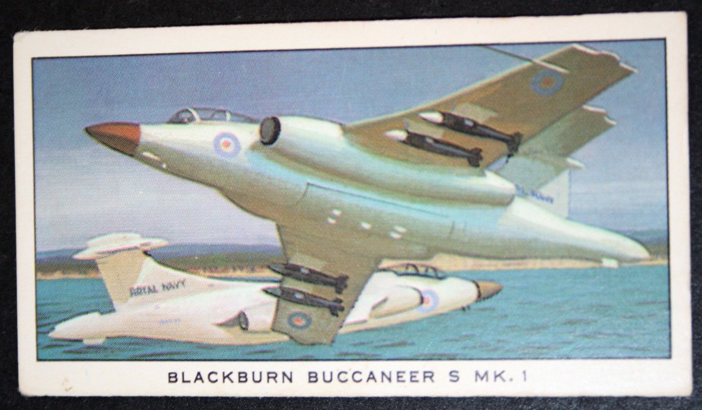BUCCANEER S MK.1  Royal Navy  Fleet Air Arm   Vintage 1963 Card  XC14M