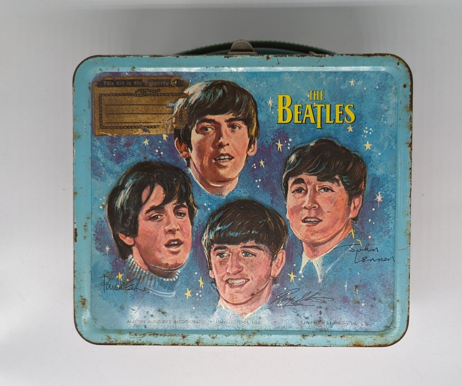 Vintage Original 1965 Beatles Lunch Box 