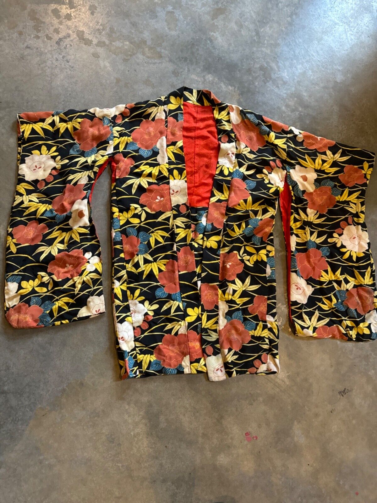 Vintage Floral Kimono Shirt/Jacket