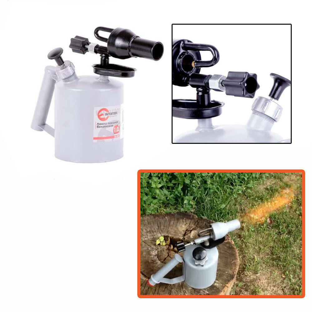 GAS BLOW PIPE BLOW TORCH BLOWLAMP BLOWPIPE 1 LITER LAMP FUEL PETROL GASOLINE