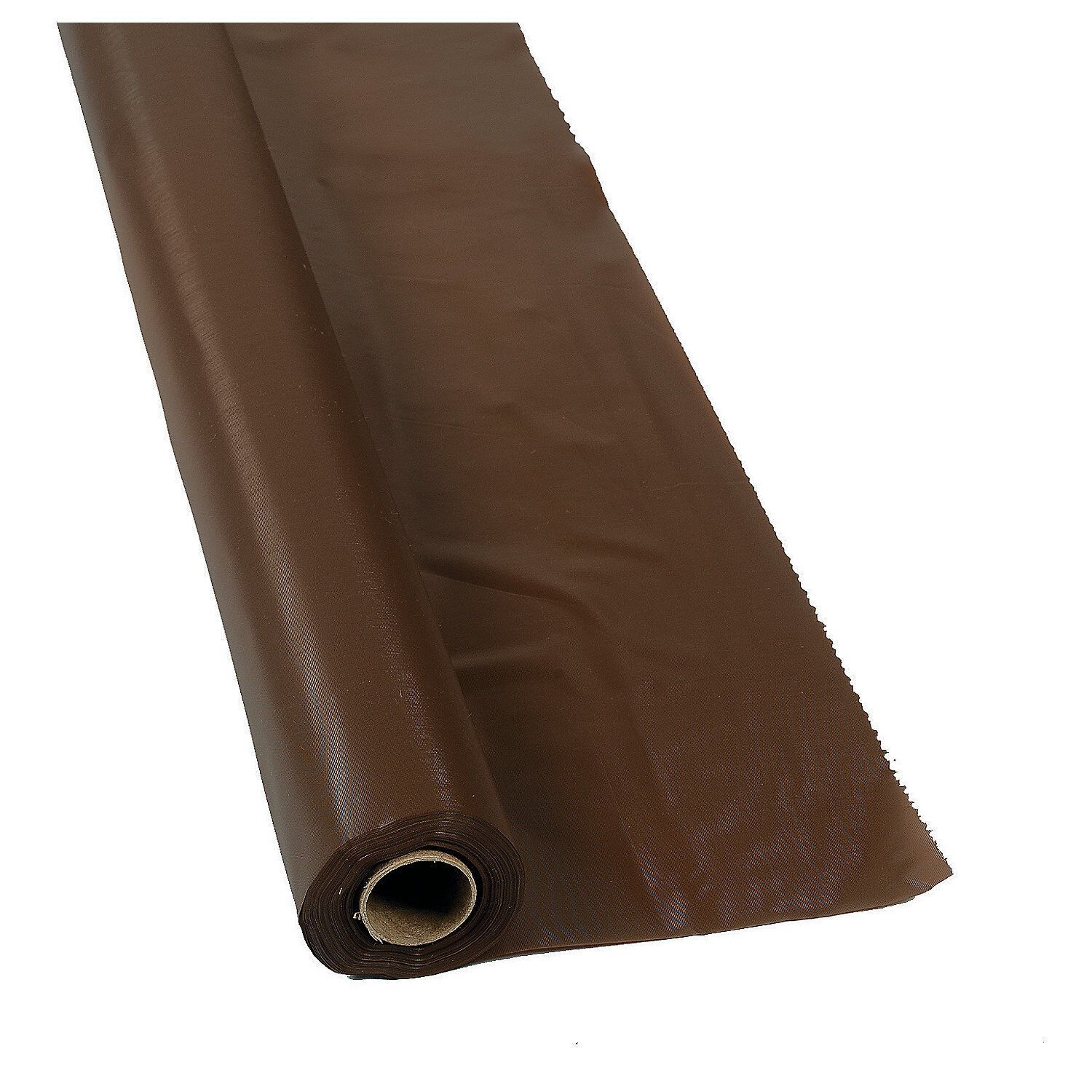 Chocolate Brown Plastic Tablecloth Roll, Party Supplies, 1 Piece
