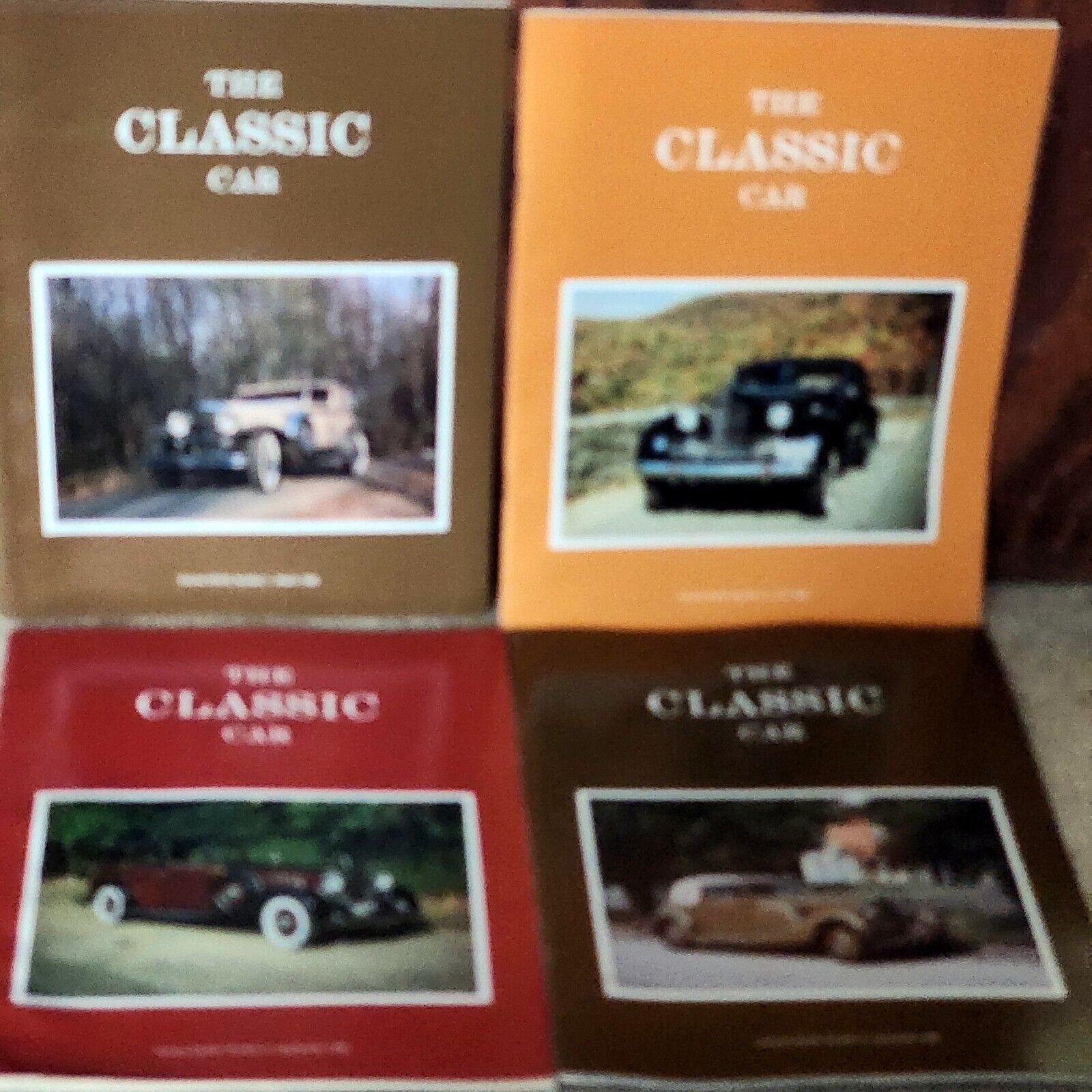 1989 The Classic Car Magazine 4 Issues Full Year Lot Car Club America Antique