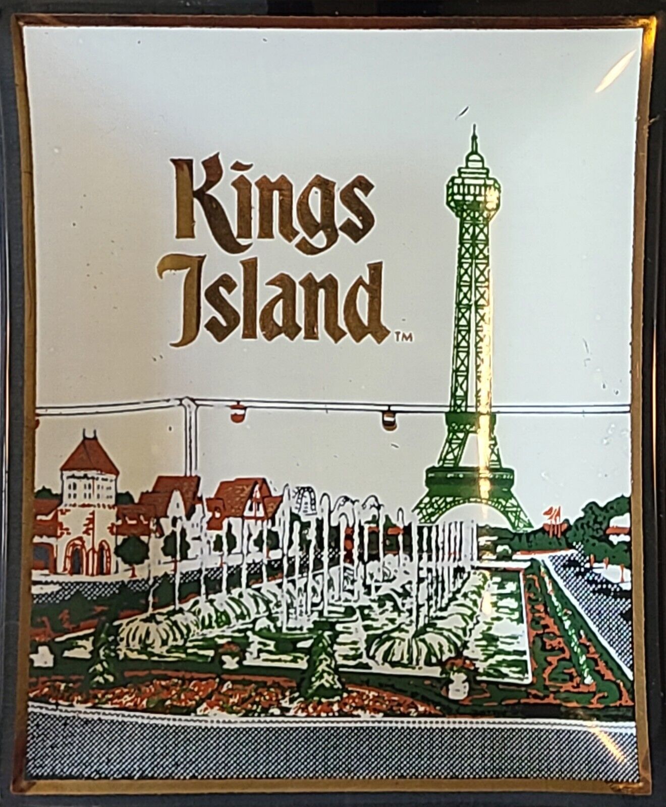 KINGS ISLAND Ash Tray Trinket Dish Vintage 1970's