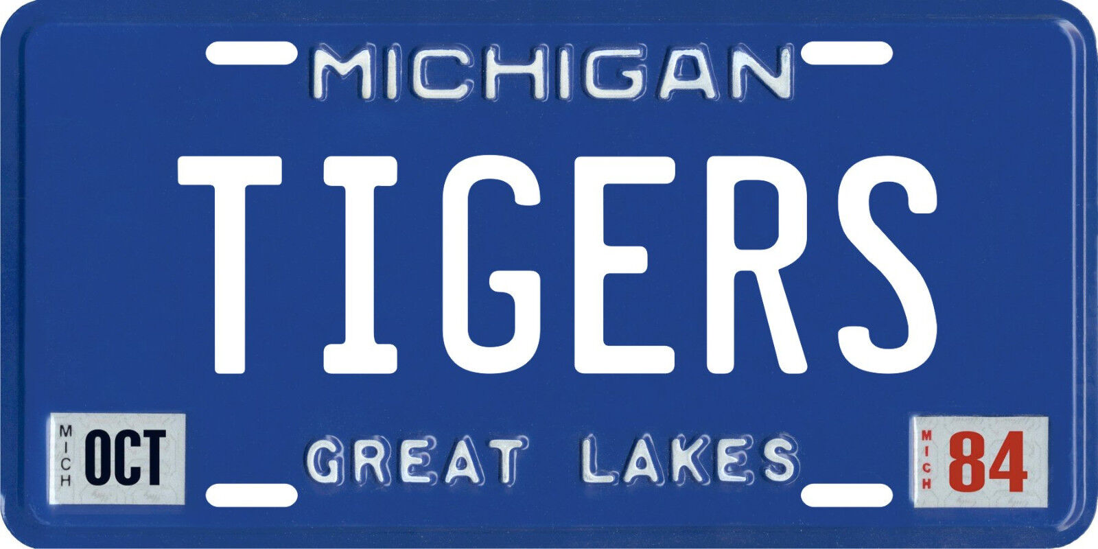 Detroit Tigers World Series 1984 Michigan License Plate