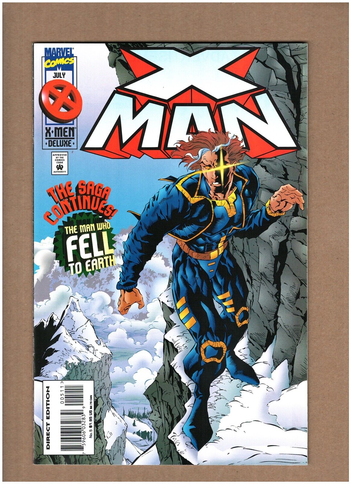 X-Man #5 Marvel Comics 1995 Nate Grey from Age of Apocalypse NM- 9.2