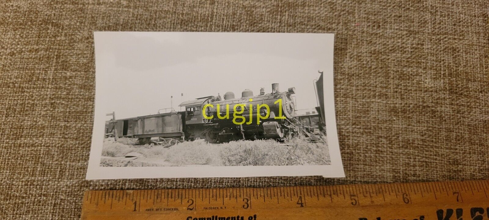 R273 Train Photograph Locomotive Engine NO DE M #400 2-8-0