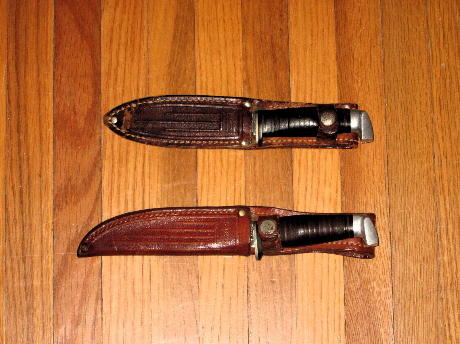 Lot of 2: CASE Hunting Knives - Includes Sheaths