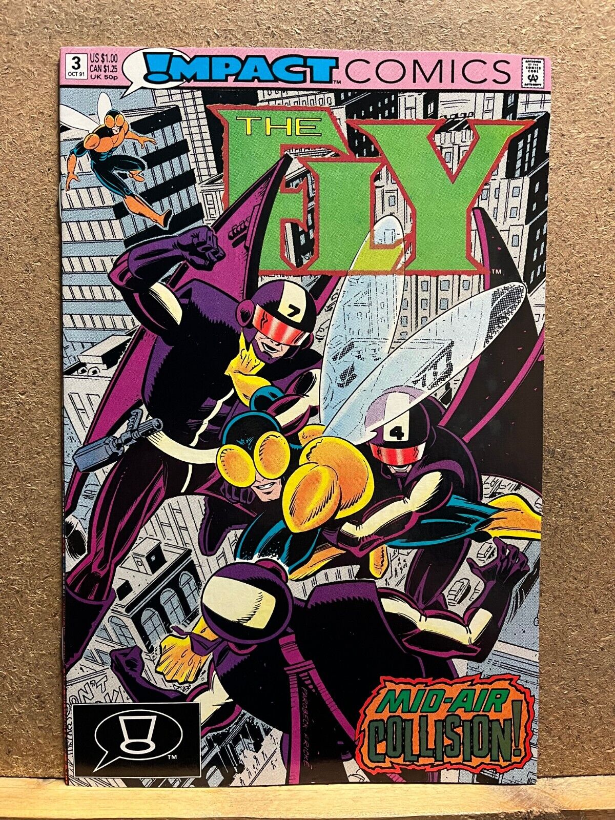 THE FLY - # 3 - OCTOBER 1991 - VF+