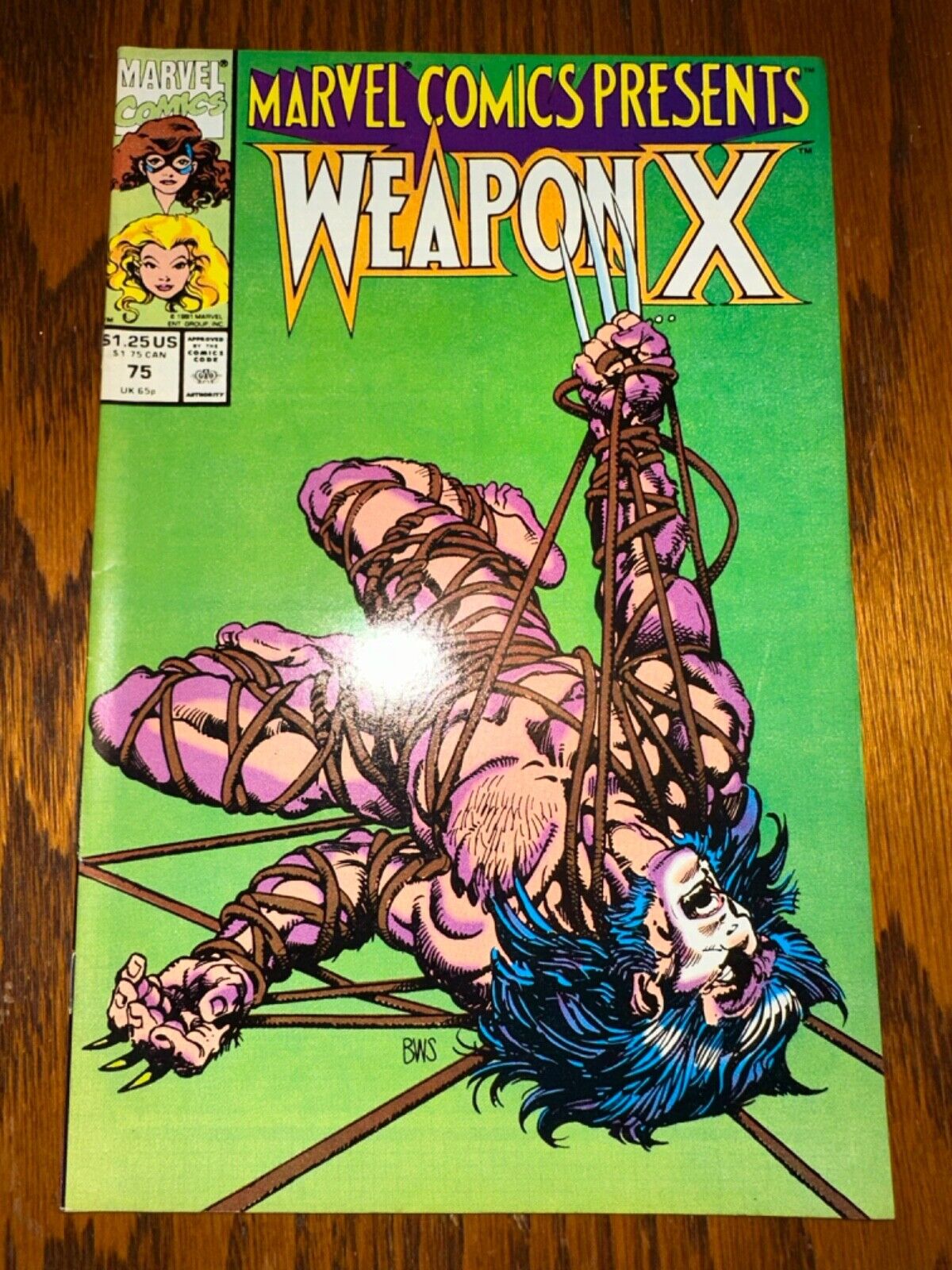 Marvel Comics Presents #75 (Marvel, April 1991) Weapon X