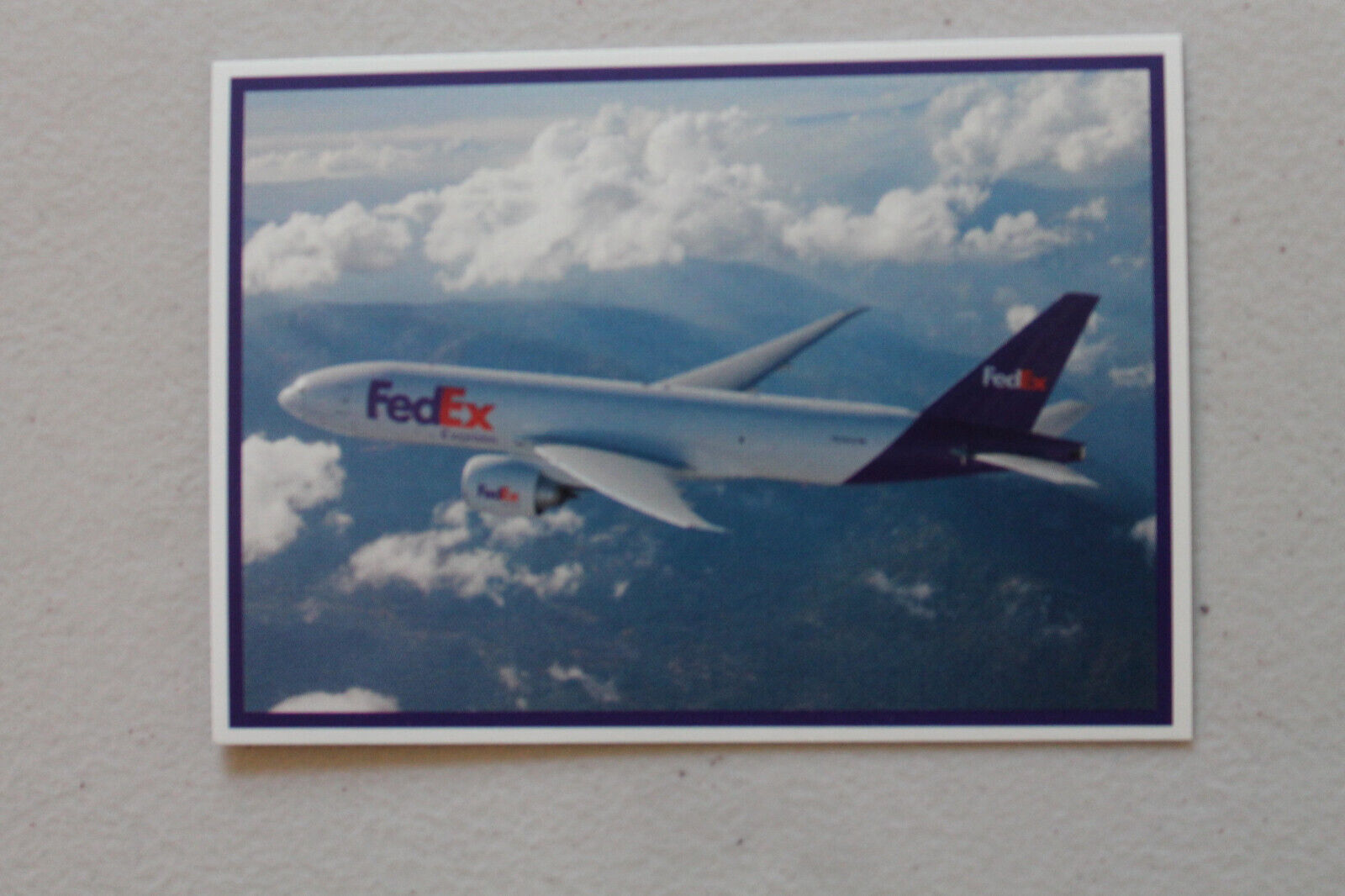 FedEx  Boeing 777  Aircraft Pilot Trading Card #28 Brand New