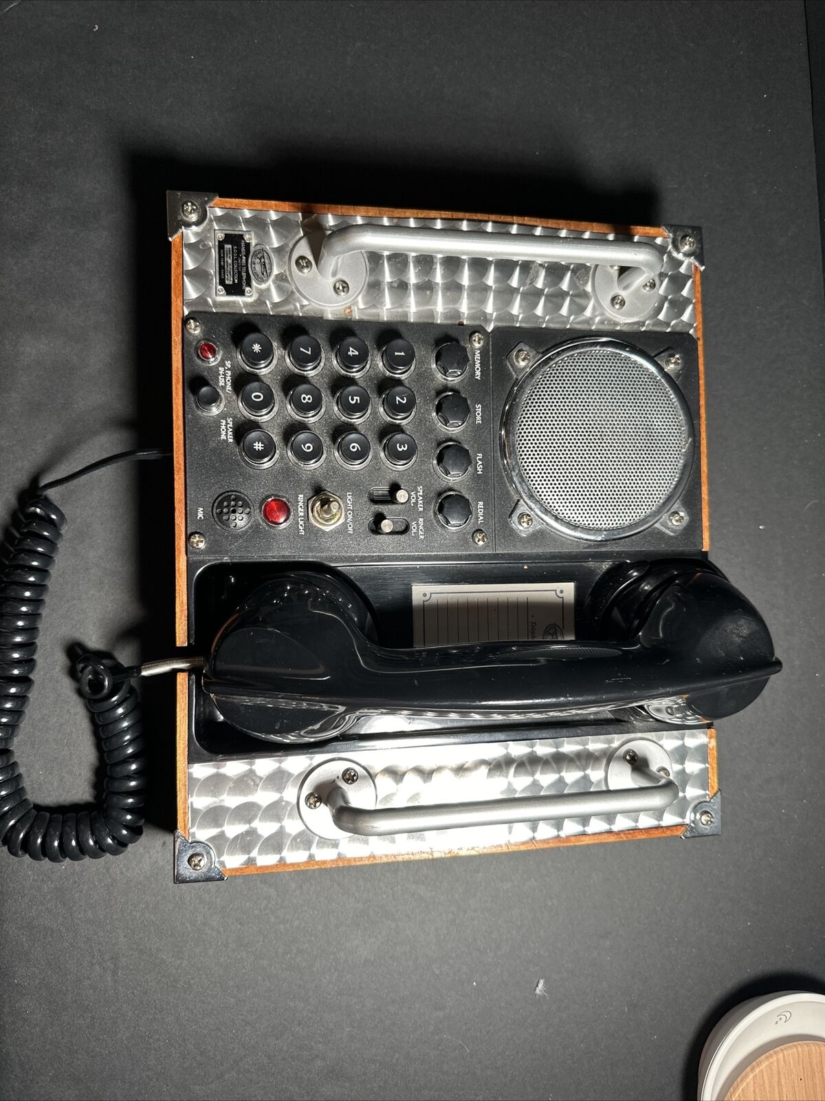 Vintage Spirit Of St Louis 10 Memory Hands Free Speaker Telephone Aviation Style