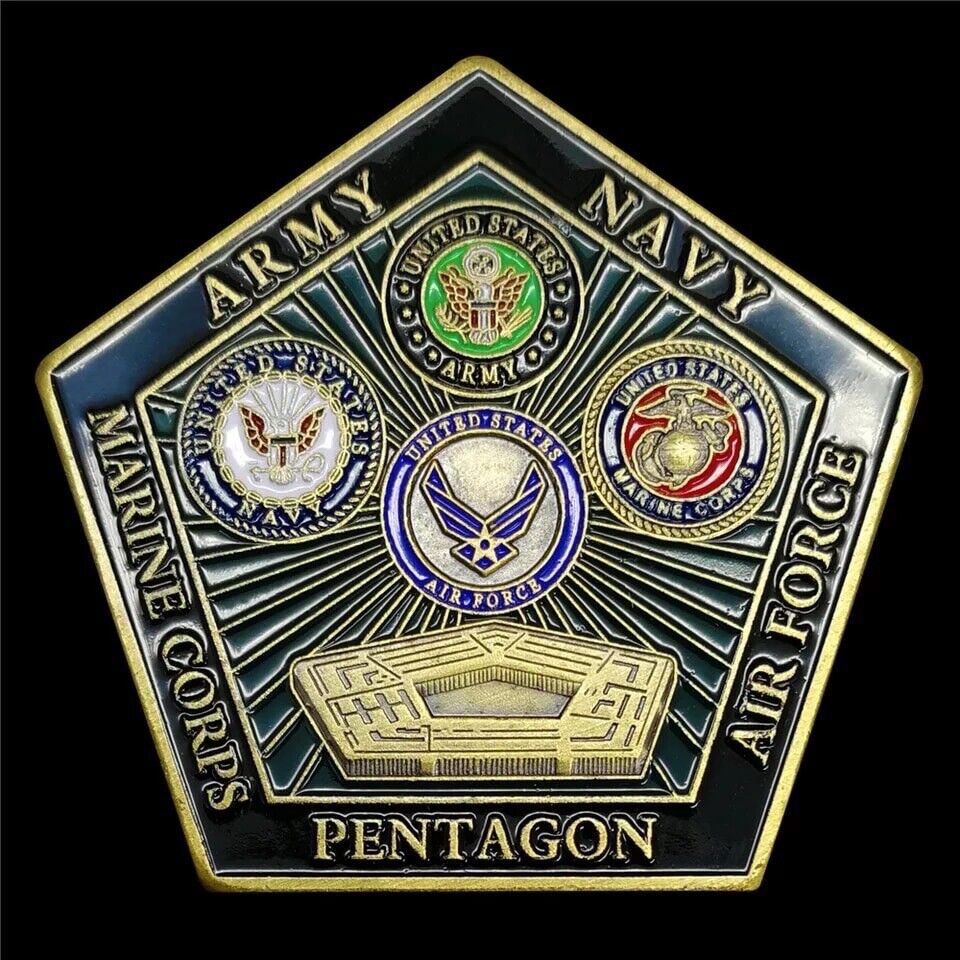 - 3 Department Of Defense DOD Pentagon Challenge Coin Set