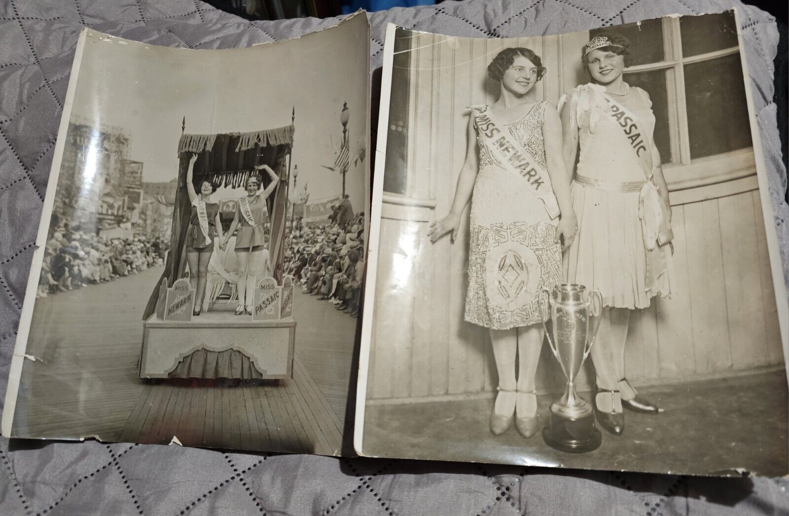 Vintage Atlantic City Pageant Beauty Photographs 8x10 Miss Newark Miss America