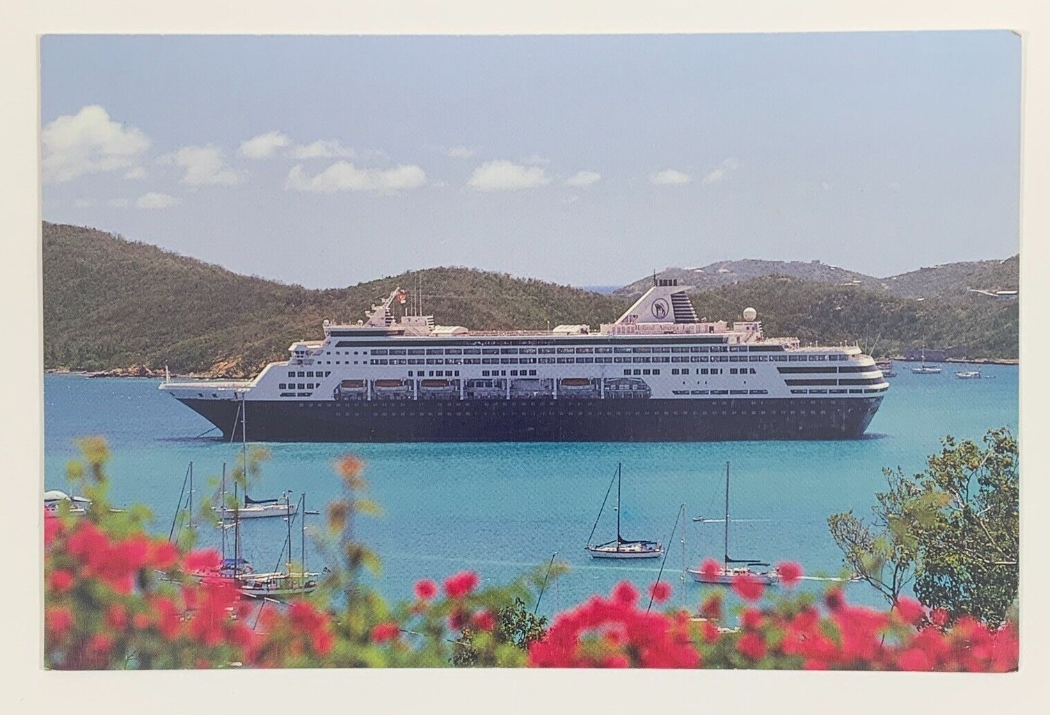 1995 Chairmans Cruise Aboard Holland America Grand Ship MS MAASDAM Postcard