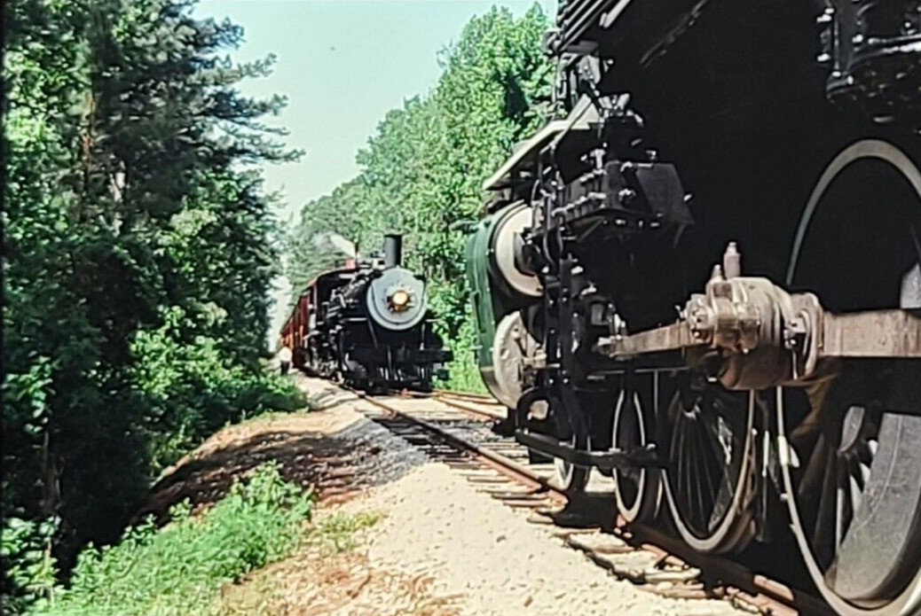 Original Slide Train Texas State Railroad #500 Steam Locomotive  #250