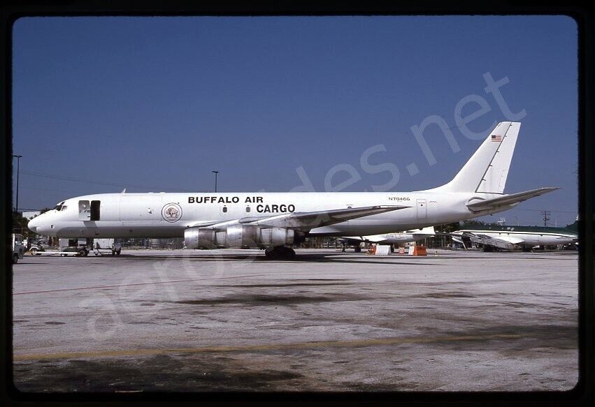 Buffalo Airways Douglas DC-8-54 N7046G Jan 95 Kodachrome Slide/Dia A9