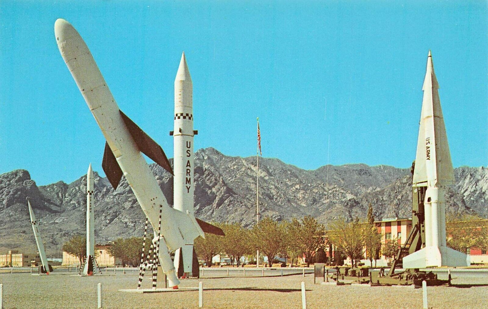 White Sands Missile Range Vultee 774 Hiroc NM New Mexico Nasa Vtg Postcard A35
