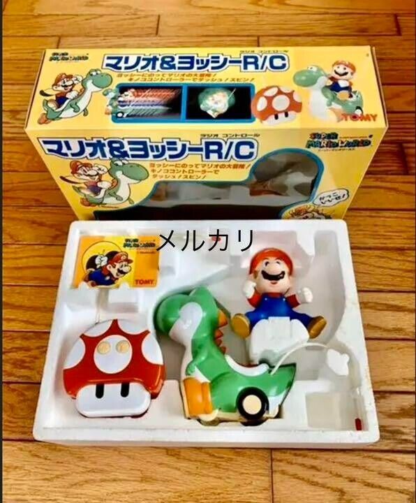 Tomy 1993 Mario & Yoshi R/C Vintage Toy Out of print Operation confirmation