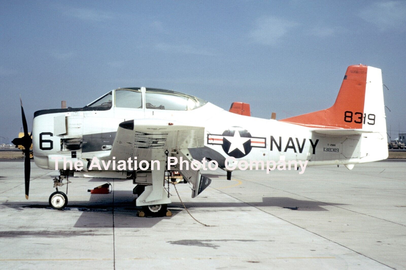 US Navy NMC North American T-28B Trojan 138319/6 (1973) Photograph
